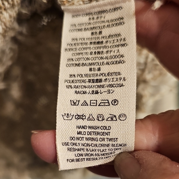 We The Free People Fishtail Pullover Sweater Empire Waste W/ Fringe - Picture 7 of 8